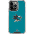 NHL San Jose Sharks Solid Background iPhone 16 Pro Clear Case